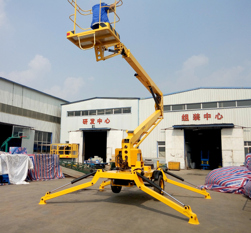 牽引折臂式液壓升降機 牽引折臂式液壓升降機